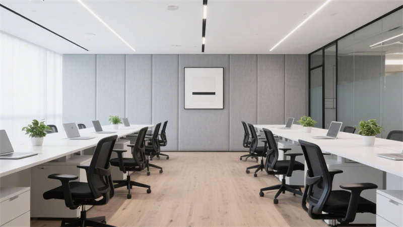 合肥1500平辦公室裝修，打造極簡(jiǎn)質(zhì)感與高效協(xié)作空間
